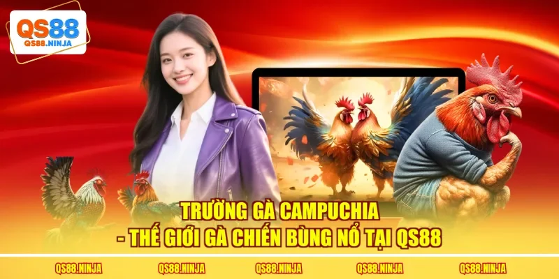 Trường Gà Campuchia - Thế Giới Gà Chiến Bùng Nổ Tại QS88